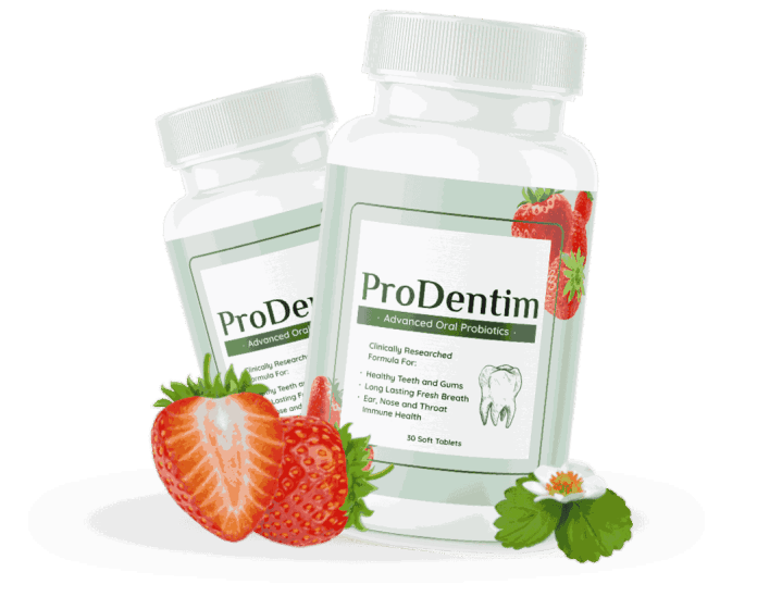 ProDentim probiotic supplement bottle